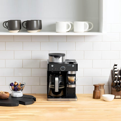 Fast Froth Espresso & Coffee Maker & Barista System, 3 Espresso Brew Styles